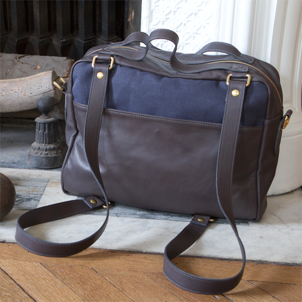 anatole01Amb-PE14 Anatole sac créateur cuir homme bandoulière fabrication France